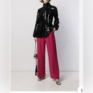 RACIL
BLACK SEQUINED BLOUSE